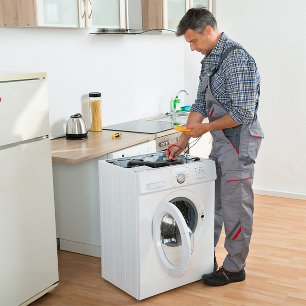 can you walk me through the steps of troubleshooting my washer issue in Williamsport Kansas